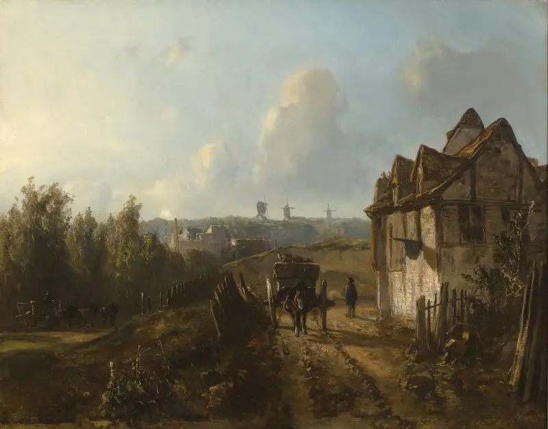 Blick auf Montmartre von Johan Barthold Jongkind