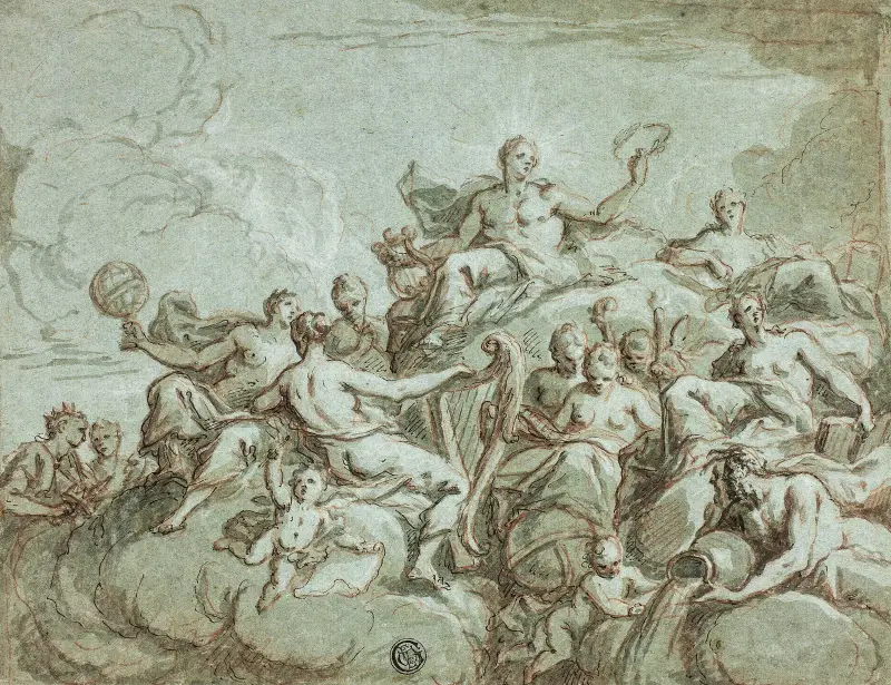 Apollo a múzy, Bartholomaeus Spranger