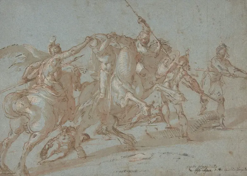 Klasická bitevní scéna, Bartholomaeus Spranger