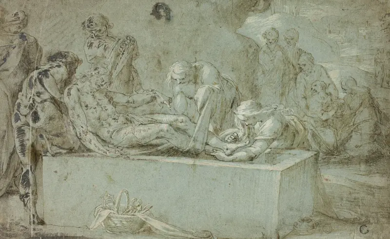 Ukládání do hrobu, Bartholomaeus Spranger