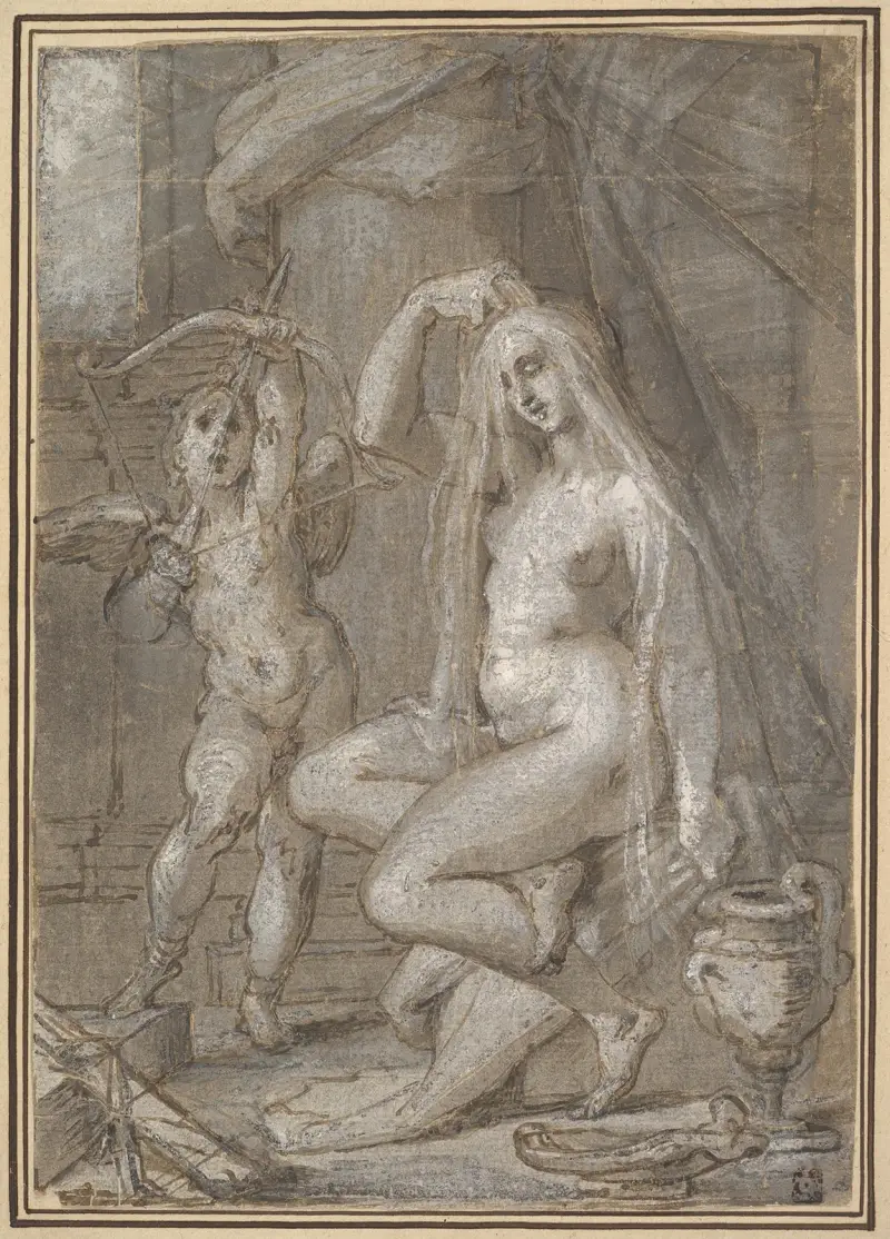 Venus und Amor von Bartholomaeus Spranger
