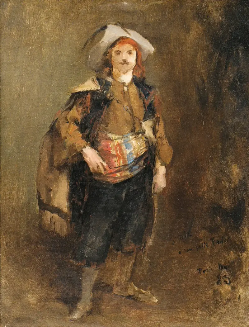 Emile przebrany za Cyrana, Jules Bastien-Lepage