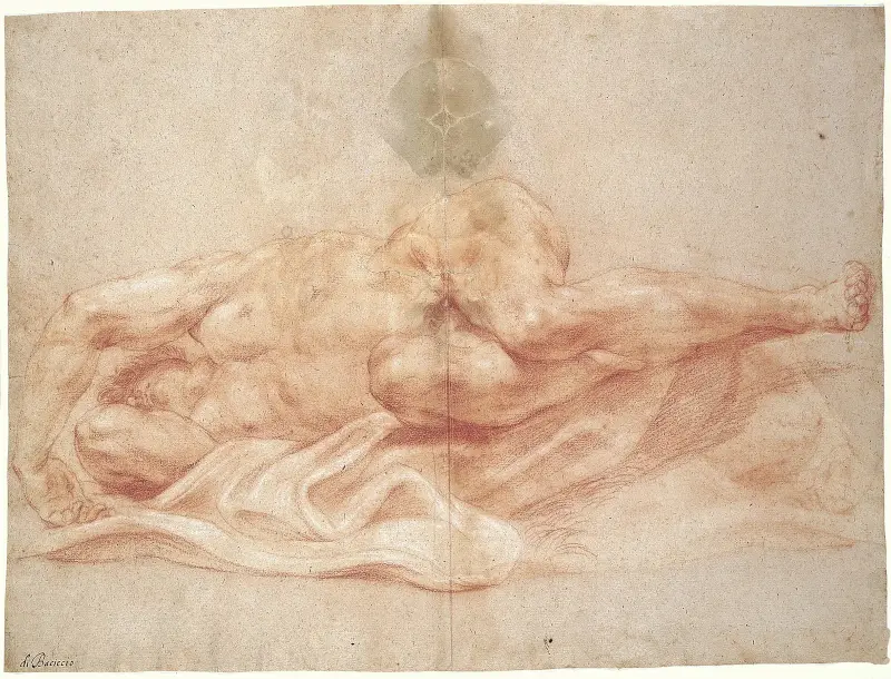Nahý muž, Giovanni Battista Gaulli