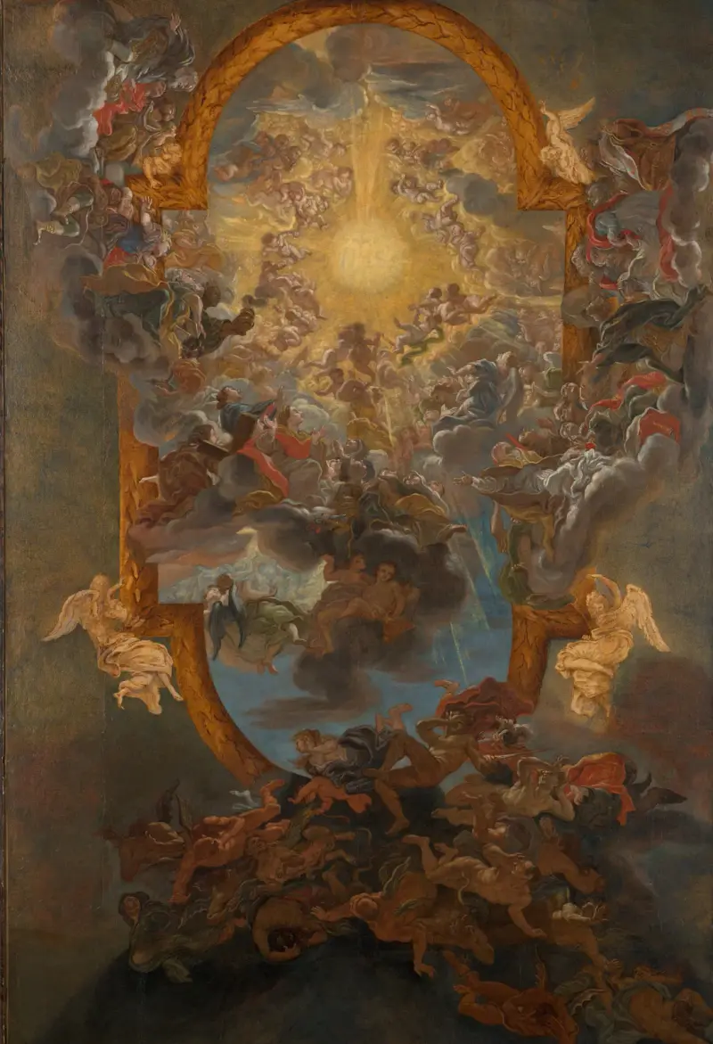 The Triumph of the Name of Jesus av Giovanni Battista Gaulli