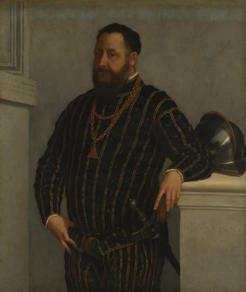 Portrait of a Man – nr 2 av Giovanni Battista Moroni
