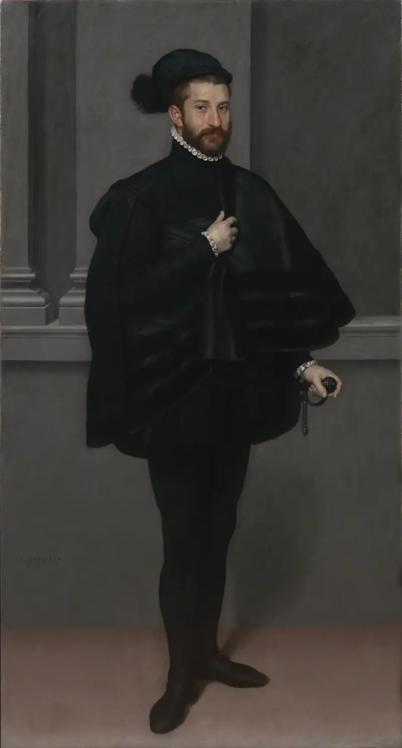 Der Ritter in Schwarz von Giovanni Battista Moroni