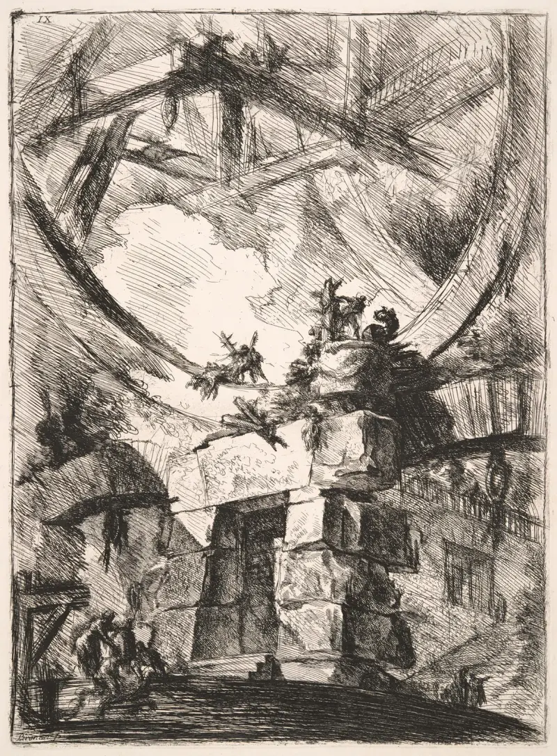 The Giant Wheel av Giovanni Battista Piranesi