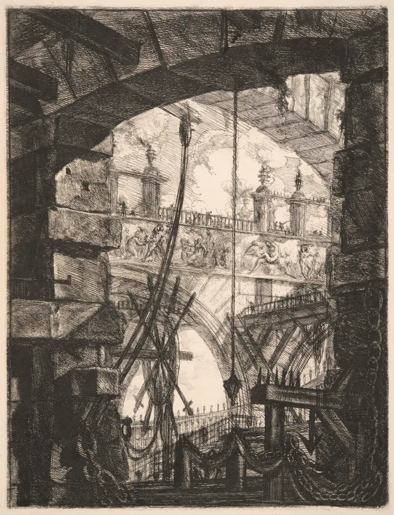 The Grand Piazza av Giovanni Battista Piranesi