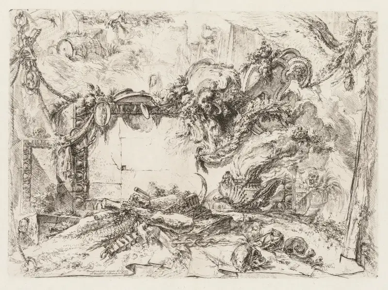 Den monumentala tavlan av Giovanni Battista Piranesi