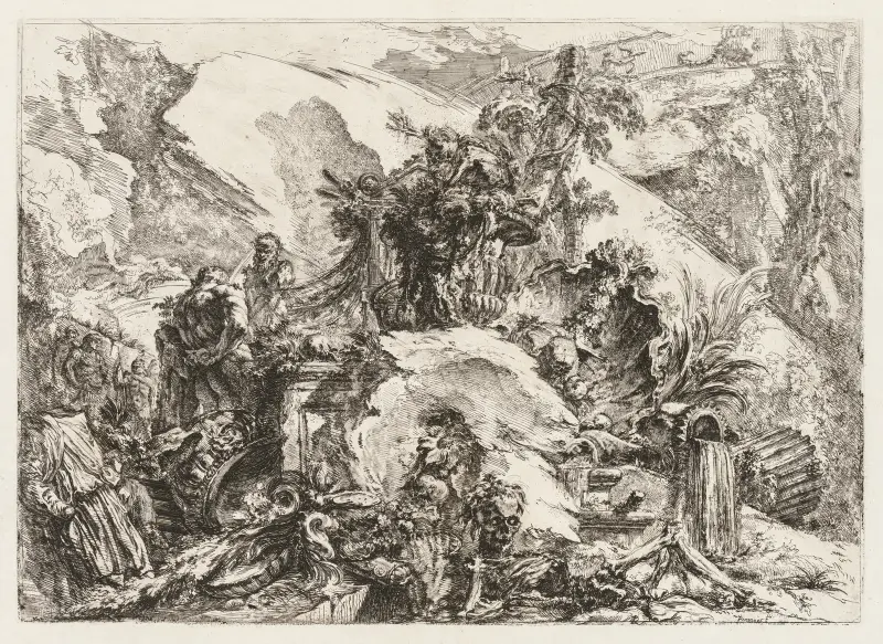 Skeletten av Giovanni Battista Piranesi