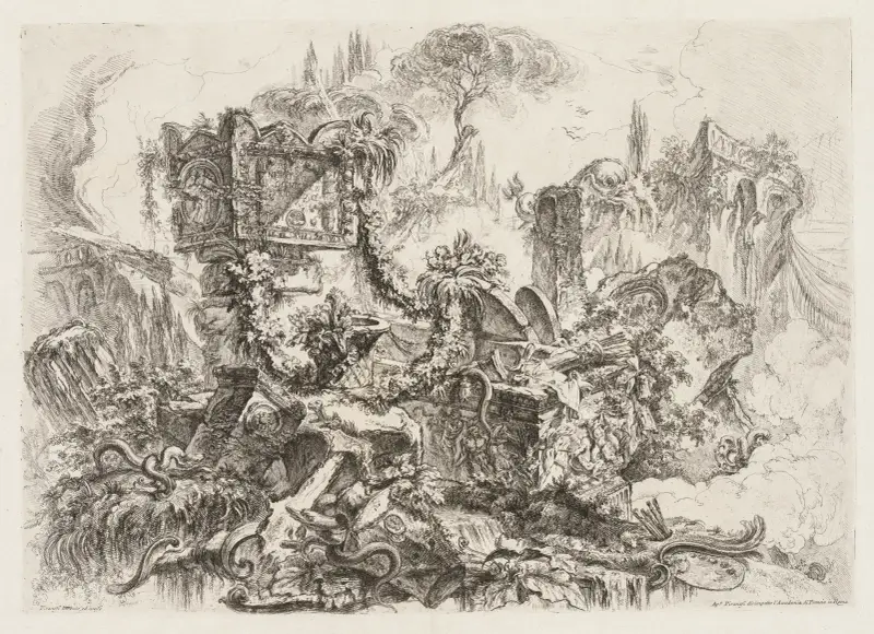 Neros grav av Giovanni Battista Piranesi
