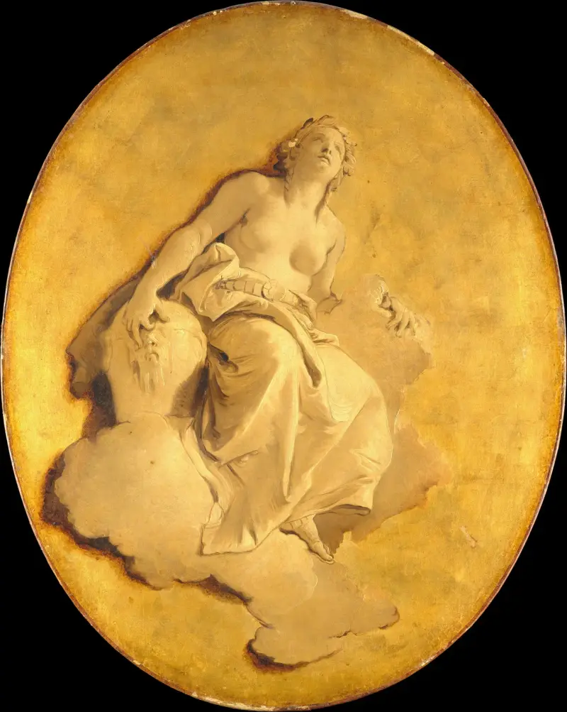 Kvinnlig allegorisk figur av Giovanni Battista Tiepolo