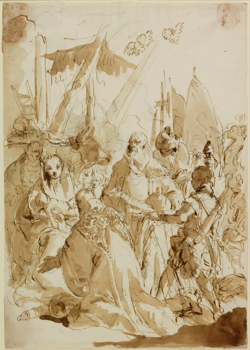 Adoration of the Magi av Giovanni Battista Tiepolo