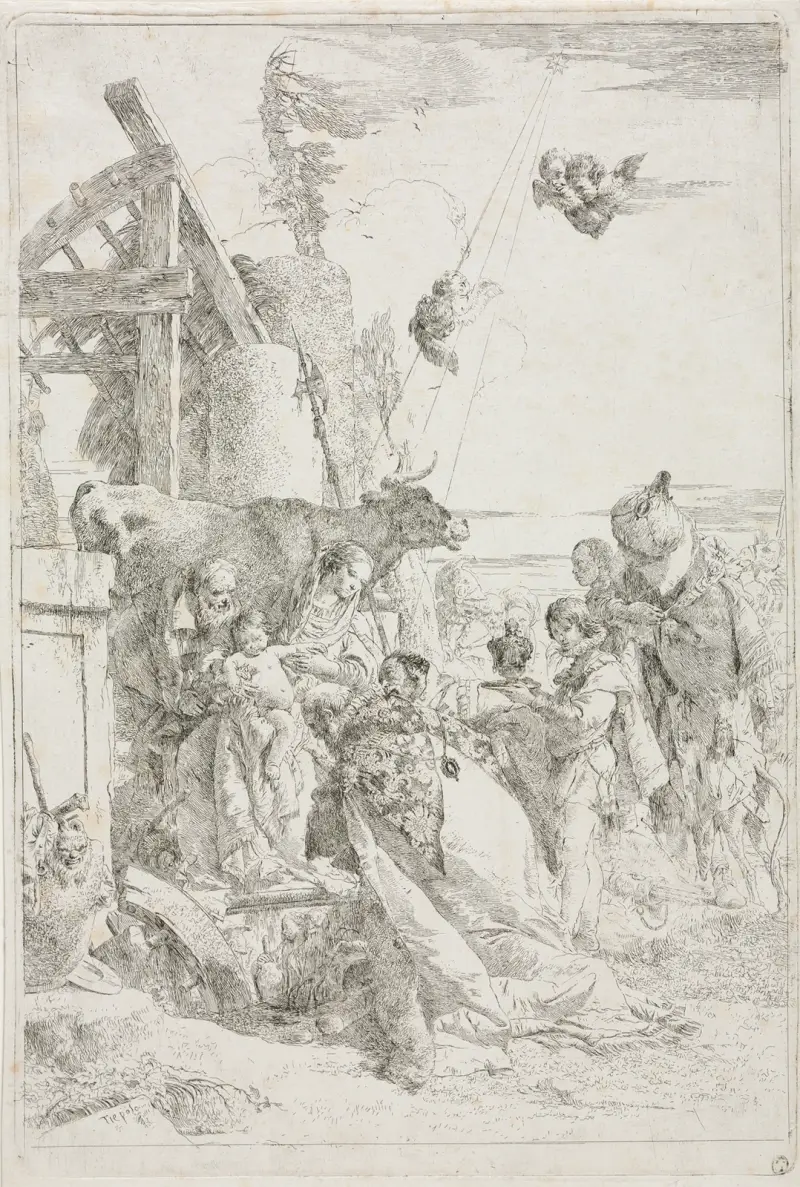 Adoration of the Magi av Giovanni Battista Tiepolo