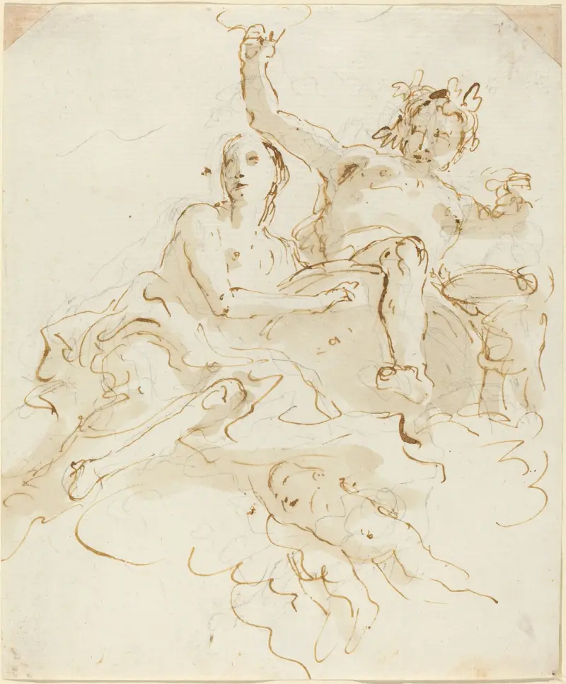 Bacchus och Ariadne av Giovanni Battista Tiepolo