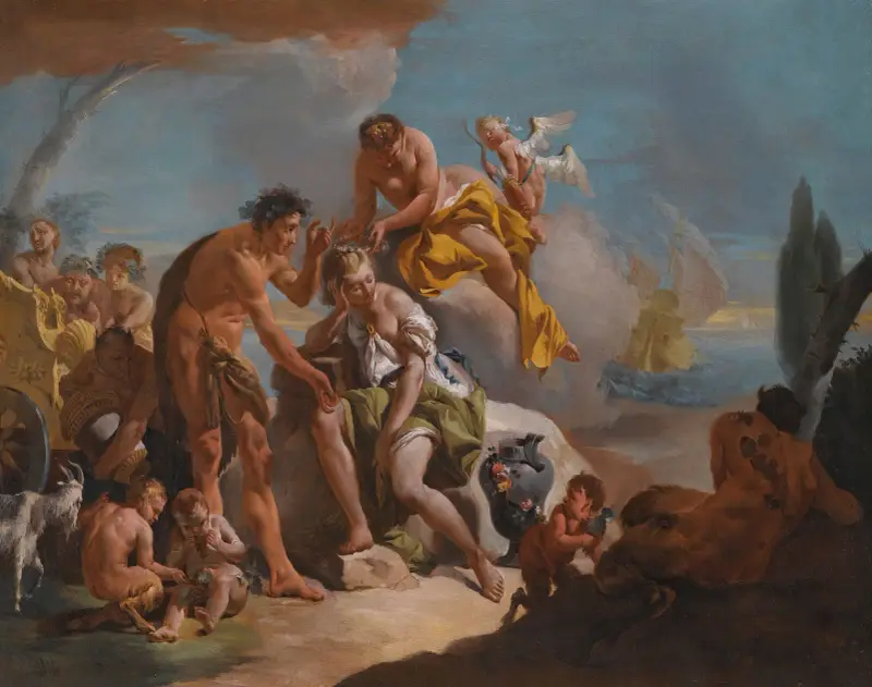 Bacchus och Ariadne av Giovanni Battista Tiepolo