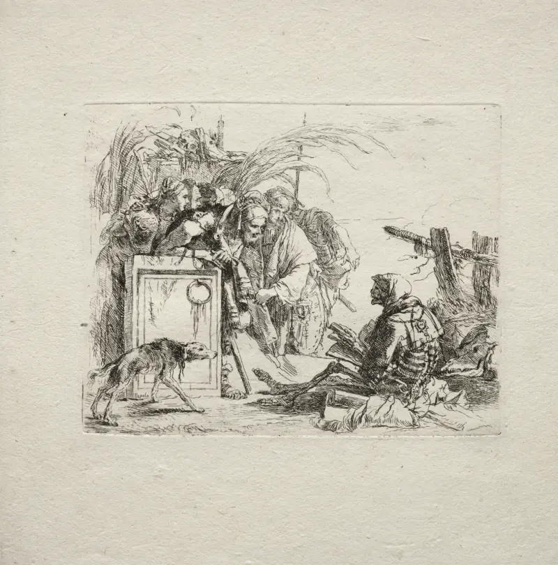 Döden ger audiens av Giovanni Battista Tiepolo