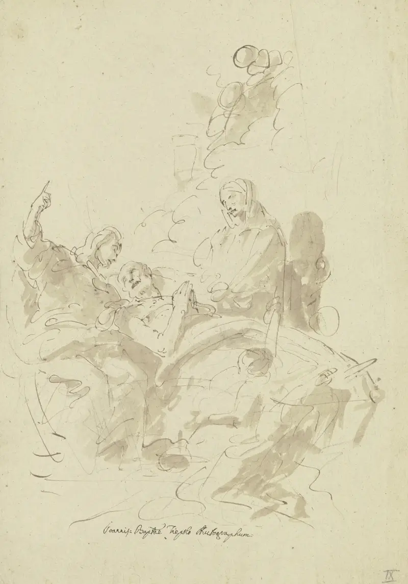 Den helige Josefs död av Giovanni Battista Tiepolo