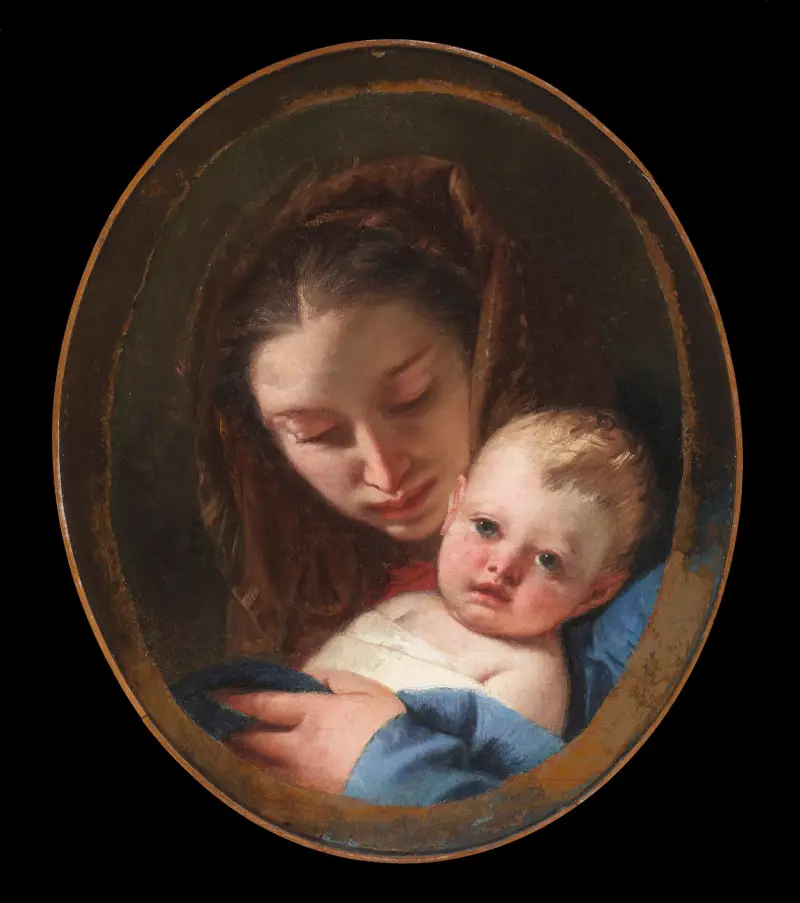 Madonna and Child av Giovanni Battista Tiepolo