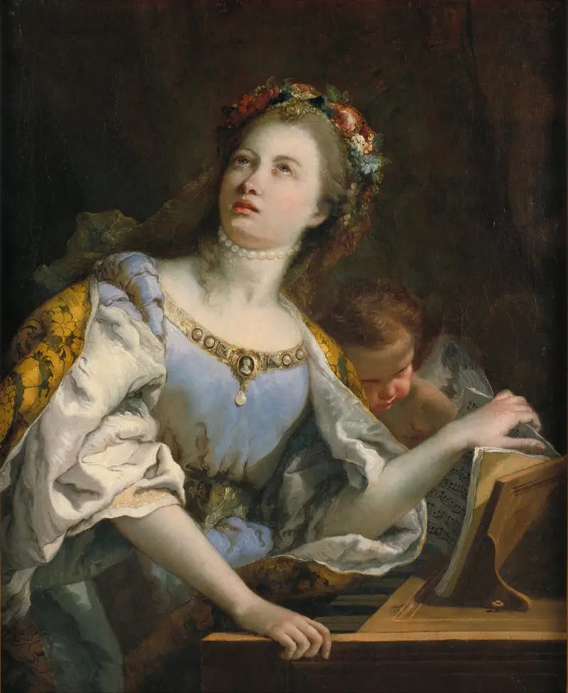 Sankta Cecilia av Giovanni Battista Tiepolo