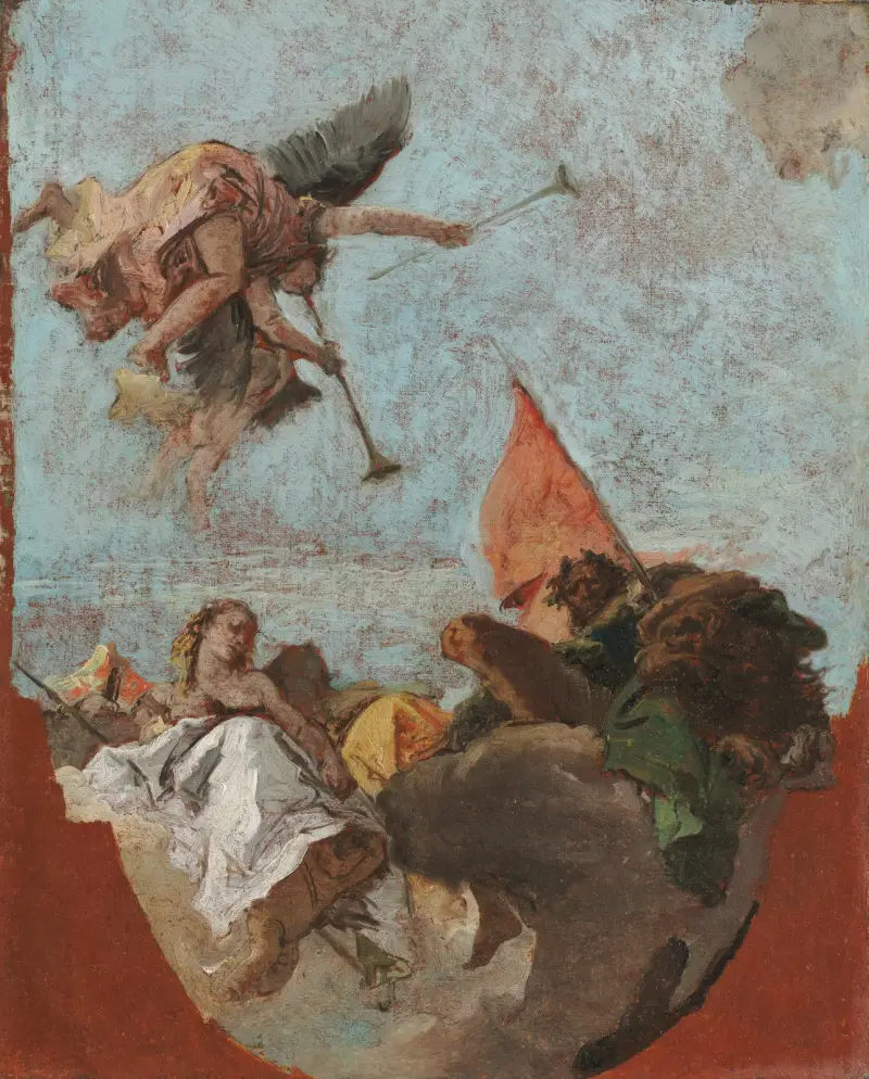 Szkic do sufitu, Giovanni Battista Tiepolo