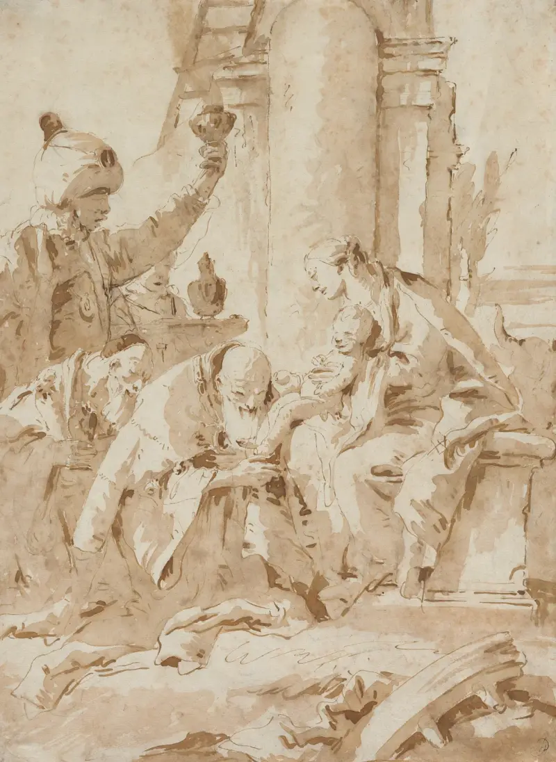The Adoration of the Magi av Giovanni Battista Tiepolo
