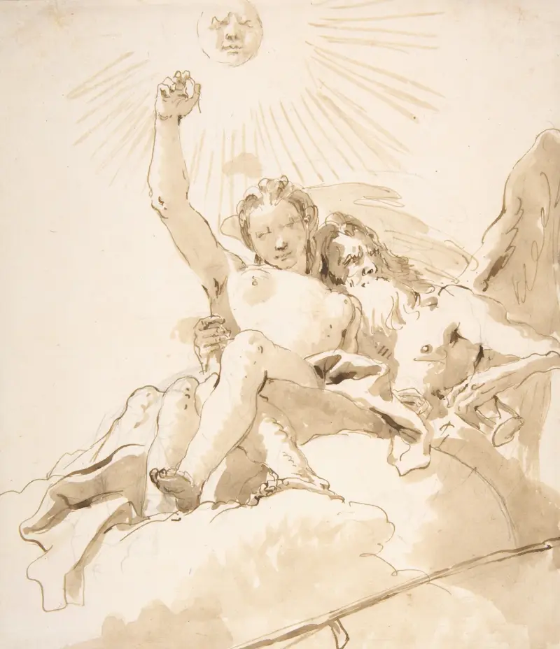 Tiden och Sanningen av Giovanni Battista Tiepolo