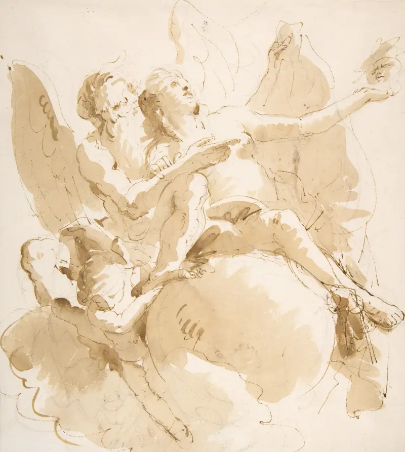 Tiden och Sanningen av Giovanni Battista Tiepolo