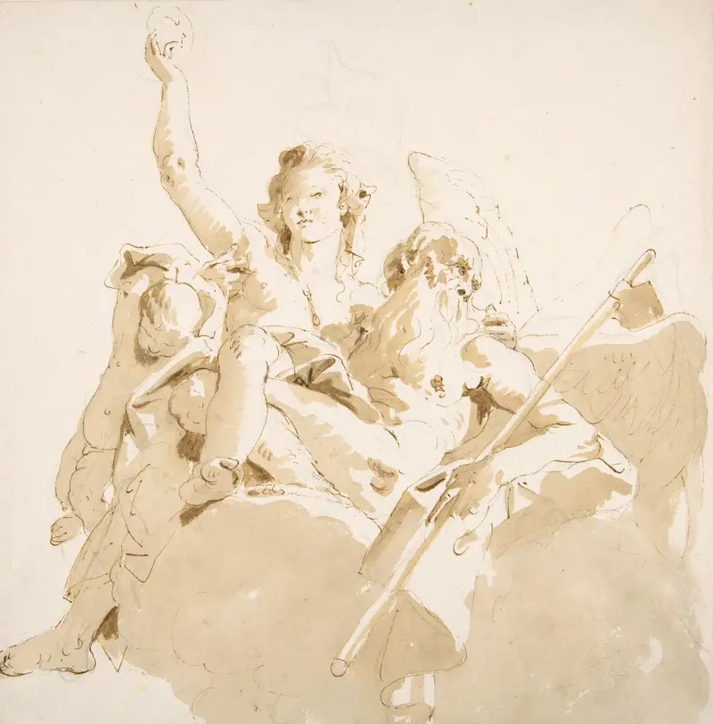 Tiden och sanningen av Giovanni Battista Tiepolo