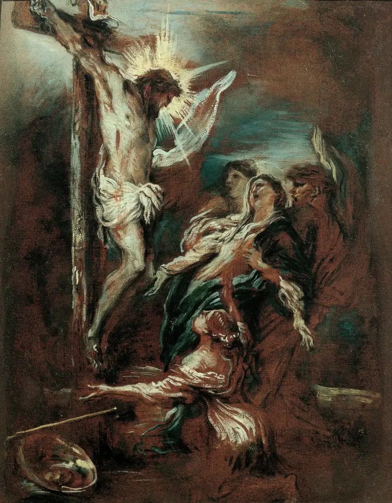 Crucifixion av Giovanni Benedetto Castiglione