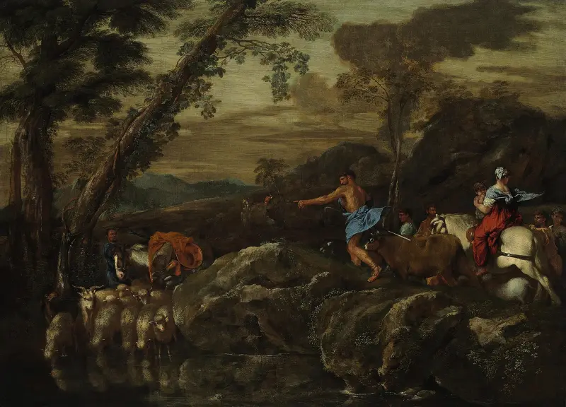 Jakobs resa av Giovanni Benedetto Castiglione