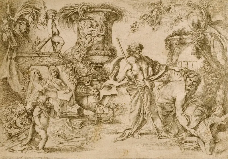 Temporalis Aeternitas av Giovanni Benedetto Castiglione