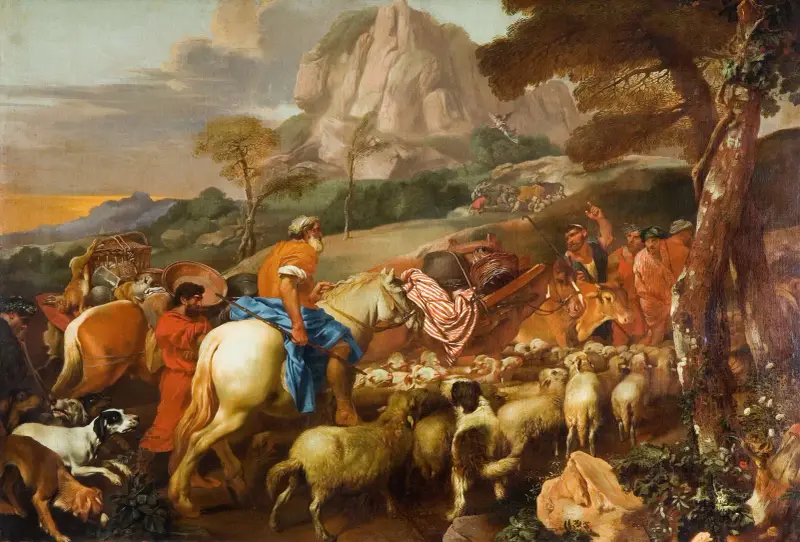 Die Verkündigung an die Hirten von Giovanni Benedetto Castiglione