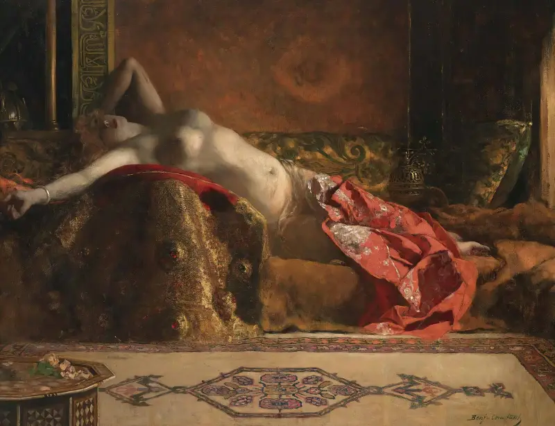 Liegende Odaliske von Jean-Joseph-Benjamin Constant