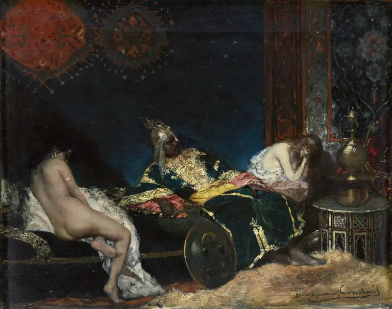 Die serbische Konkubine von Jean-Joseph-Benjamin Constant