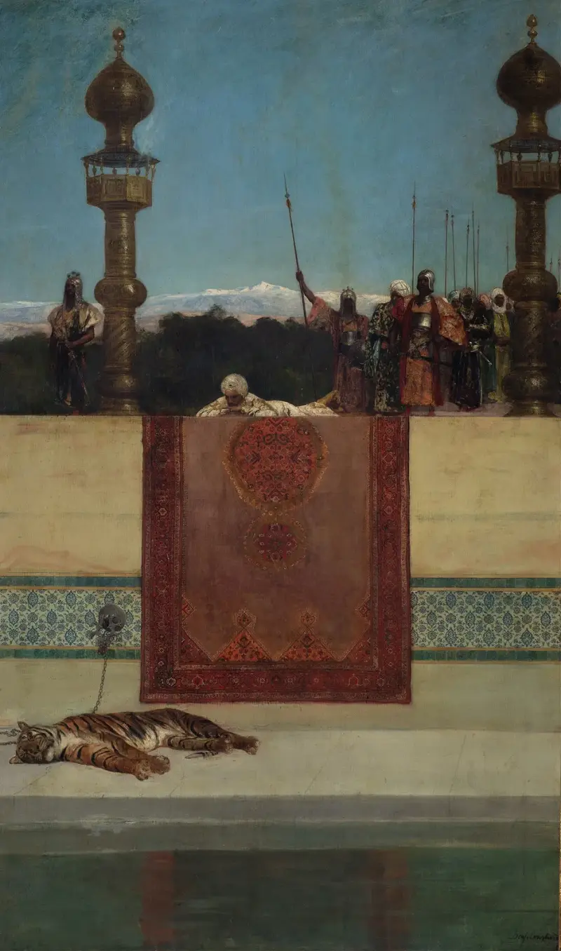 Sultánův tygr, Jean-Joseph-Benjamin Constant