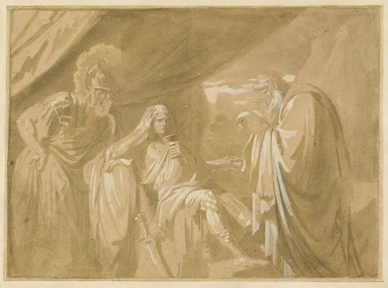 Alexanders förtroende för sin läkare Filip av Benjamin West
