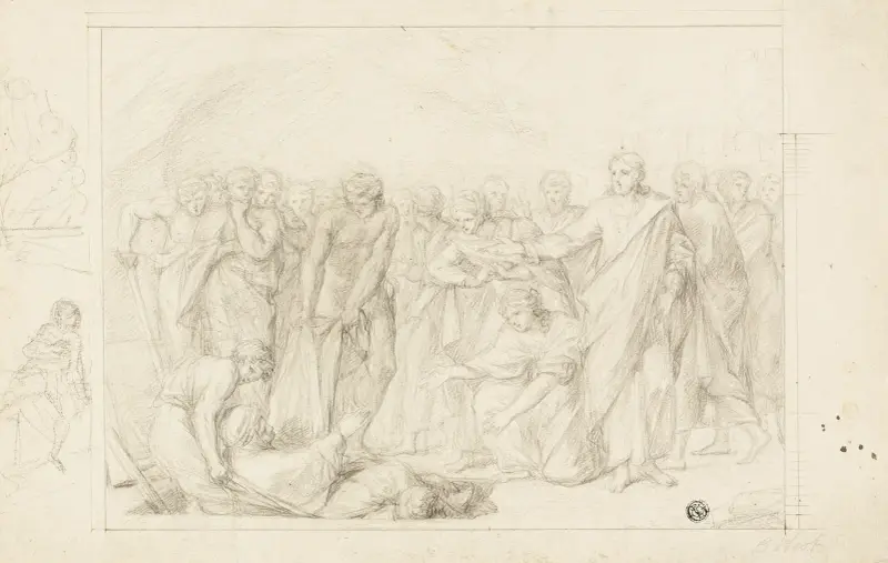 Ananias död av Benjamin West