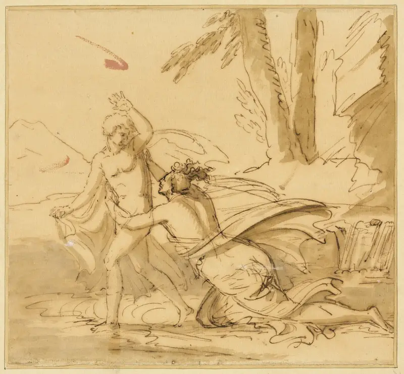 Josef och Potifars hustru av Benjamin West