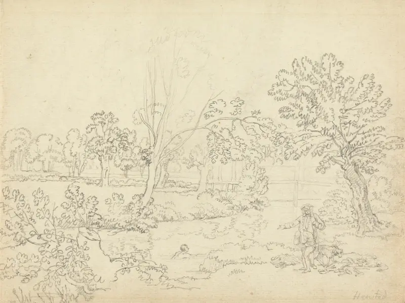 Landskap vid Henstead av Benjamin West