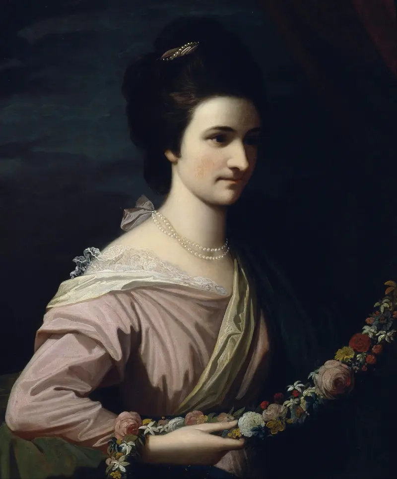 Miss Elizabeth Milward av Benjamin West
