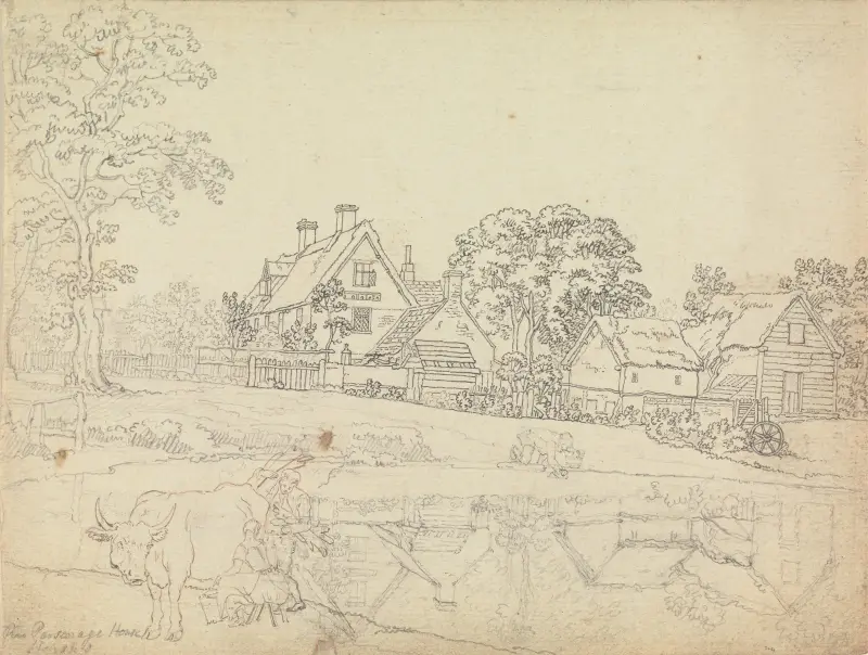 Pfarrhaus in Henstead von Benjamin West
