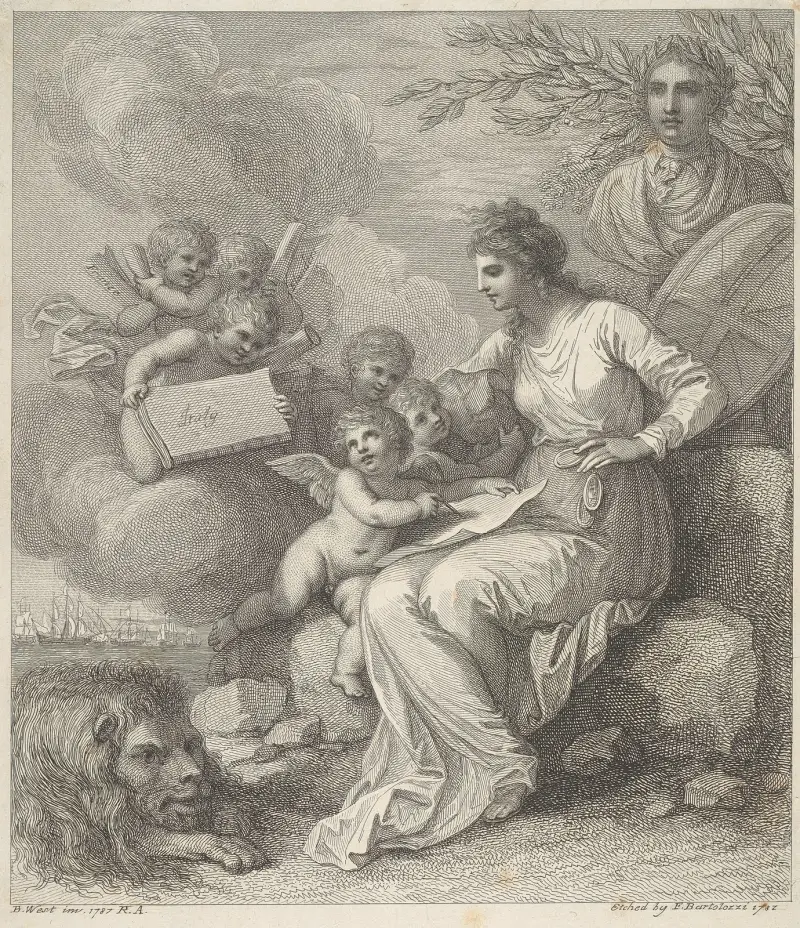 Pax Artium Nutrix av Benjamin West