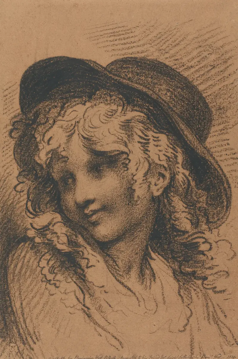 Portrait of the Artist’s Son, Raphael av Benjamin West