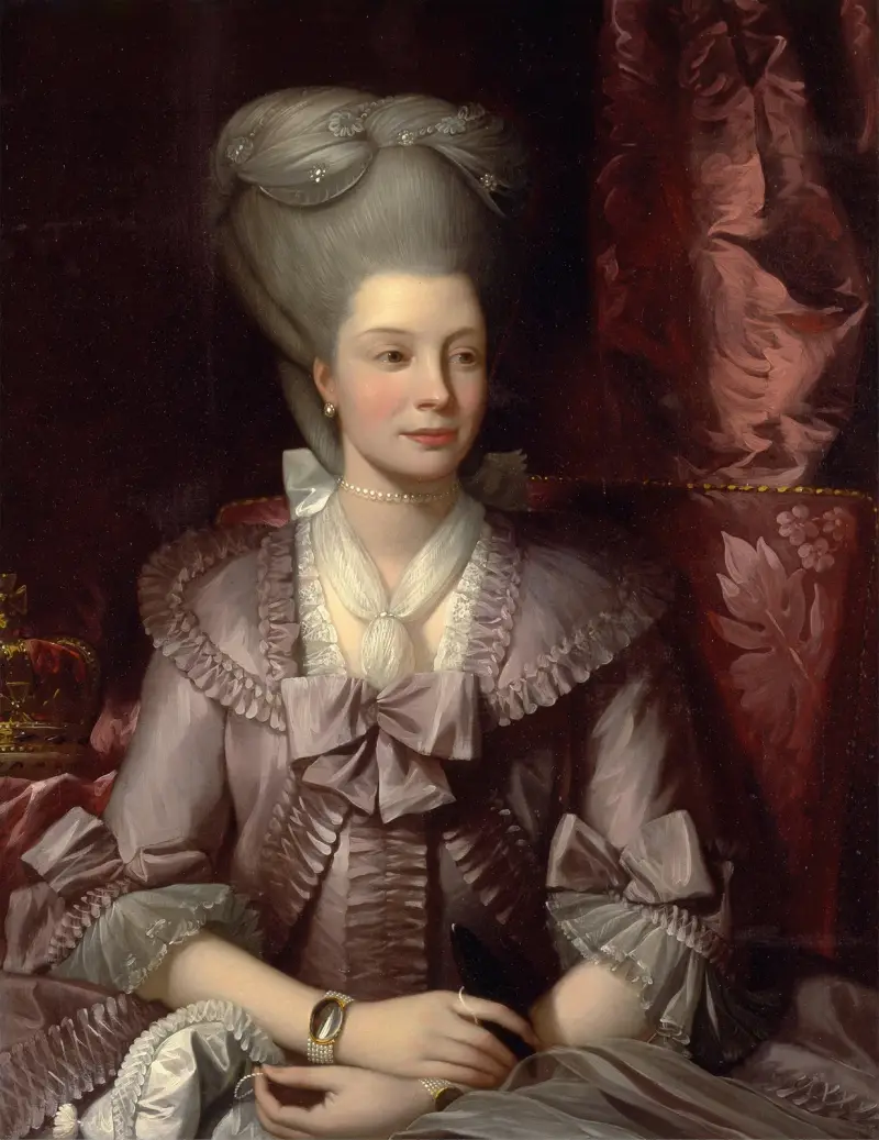 Královna Charlotte, Benjamin West