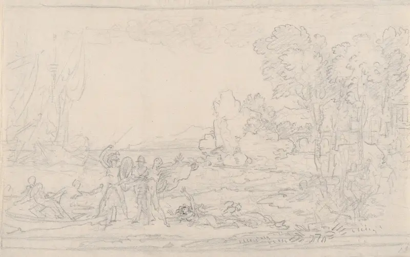 Rinaldo von Armida gerettet von Benjamin West