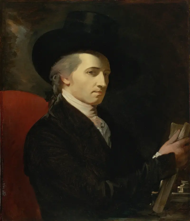 Self-Portrait Of The Artist av Benjamin West