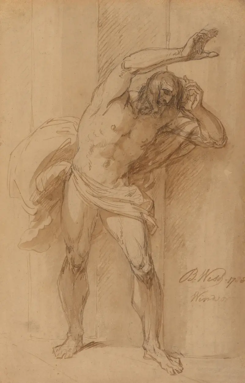 Studie für die Kreuzigung von Benjamin West