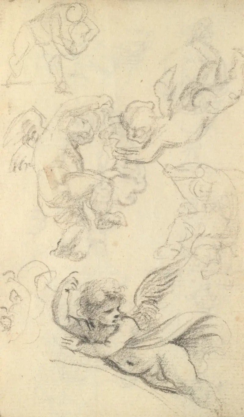 Studie av en vas av Benjamin West