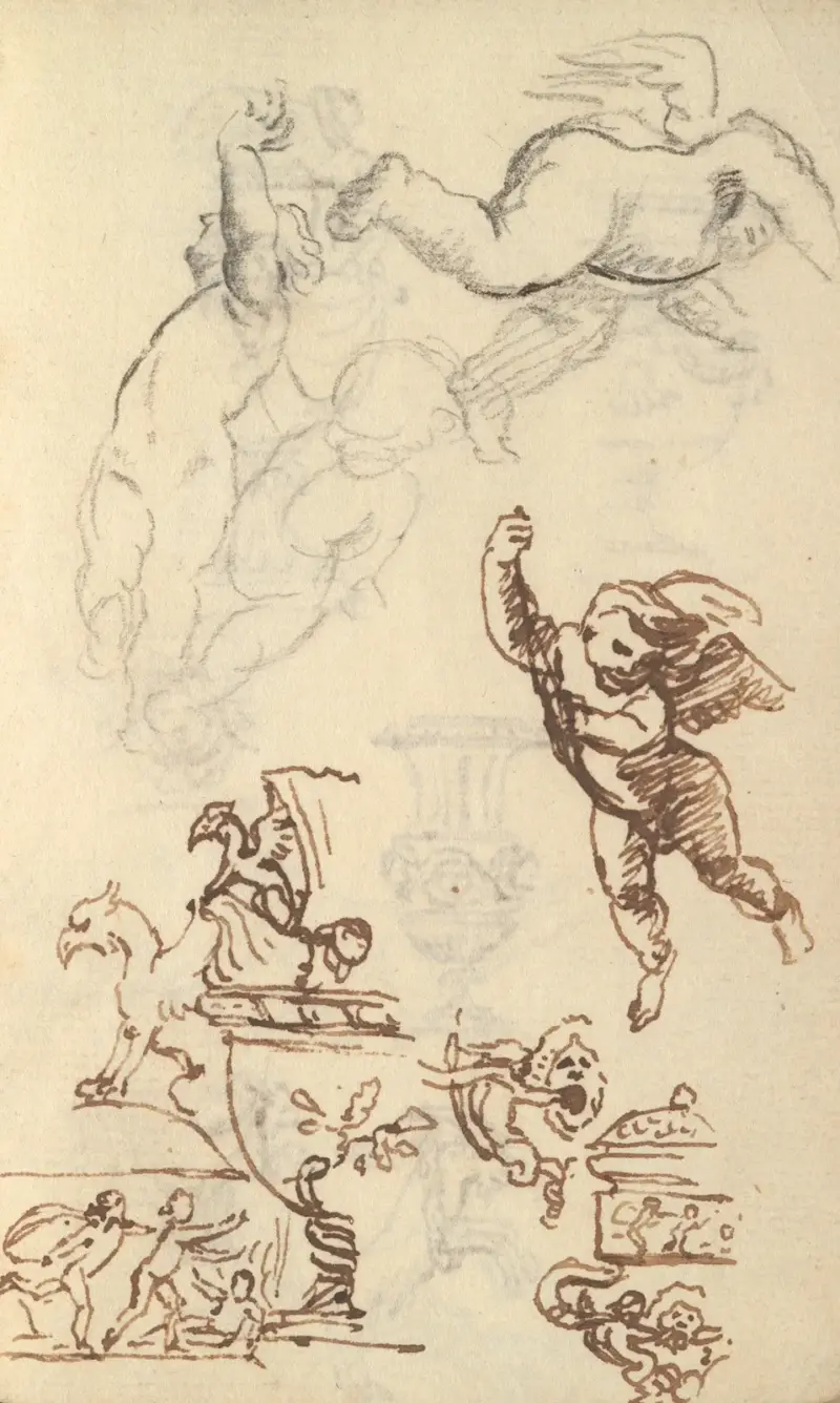 Studie av en vas av Benjamin West